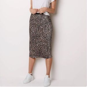Victoria’s Secret Leopard Print Slip Skirt